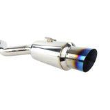 INVIDIA / N1 SINGLE EXIT / CAT-BACK EXHAUST SYSTEM / BURNT BLUE TIP (HS09MEXGRT) *** MITSUBISHI LANCER EVO-X (2008-2015) 2.0L TURBO