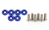 6pc Lowest Profile Beauty / Fender Washer Kit (M6)