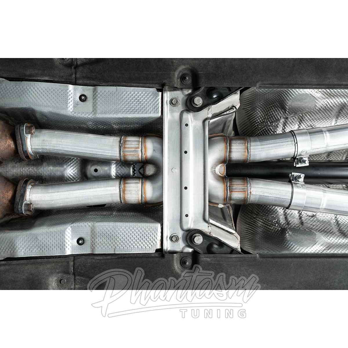 MBRP / ALUMINIZED STEEL / DUAL CAT-BACK EXHAUST SYSTEM / QUAD FACTORY TIPS (S4704AL) *** KIA STINGER GT (2018-2021) 3.3L TWIN TURBO
