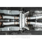 MBRP / STAINLESS STEEL / DUAL CAT-BACK EXHAUST SYSTEM / QUAD FACTORY TIPS (S4708304) *** KIA STINGER GT (2022-2023) 3.3L TWIN TURBO