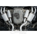 MBRP / STAINLESS STEEL / DUAL CAT-BACK EXHAUST SYSTEM / QUAD FACTORY TIPS (S4708304) *** KIA STINGER GT (2022-2023) 3.3L TWIN TURBO