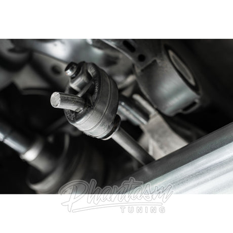 MBRP / STAINLESS STEEL / DUAL CAT-BACK EXHAUST SYSTEM / QUAD FACTORY TIPS (S4704304) *** KIA STINGER GT (2018-2021) 3.3L TWIN TURBO