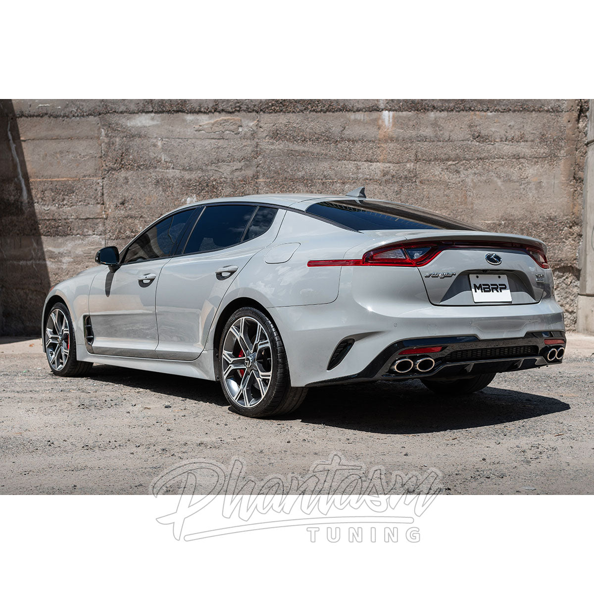MBRP / STAINLESS STEEL / DUAL CAT-BACK EXHAUST SYSTEM / QUAD FACTORY TIPS (S4708304) *** KIA STINGER GT (2022-2023) 3.3L TWIN TURBO