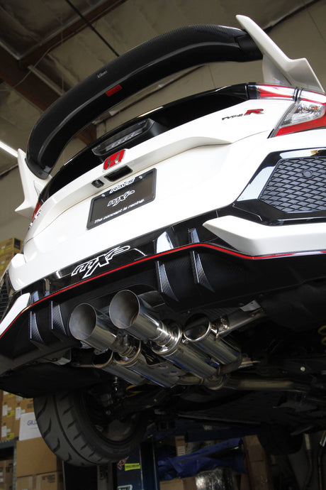 MXP / COMP-RS / CAT-BACK EXHAUST SYSTEM / BURNT BLUE TIPS (MXCRFK8B) *** HONDA CIVIC TYPE-R (2018-2021) FK8 / 2.0L TURBO