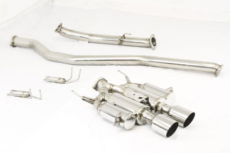 MXP / COMP-RS / CAT-BACK EXHAUST SYSTEM / BURNT BLUE TIPS (MXCRFK8B) *** HONDA CIVIC TYPE-R (2018-2021) FK8 / 2.0L TURBO