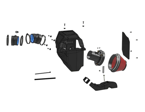 PRL MOTORSPORTS / HIGH VOLUME / COLD AIR INTAKE SYSTEM (PRL-FL5-INT-HVI) *** ACURA INTEGRA TYPE-S / DE5 (2024-2026), HONDA CIVIC TYPE-R / FL5 (2023-2026) 2.0L TURBO
