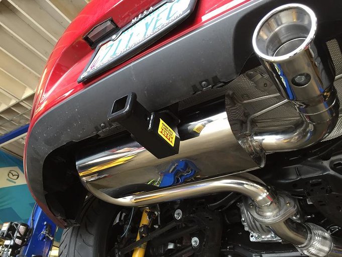 ROADSTERSPORT / SUPER-Q / AXLE-BACK EXHAUST SYSTEM WITH SINGLE TIP (61-1732) *** MAZDA MX5 MIATA (2016-2025) 2.0L ENGINE