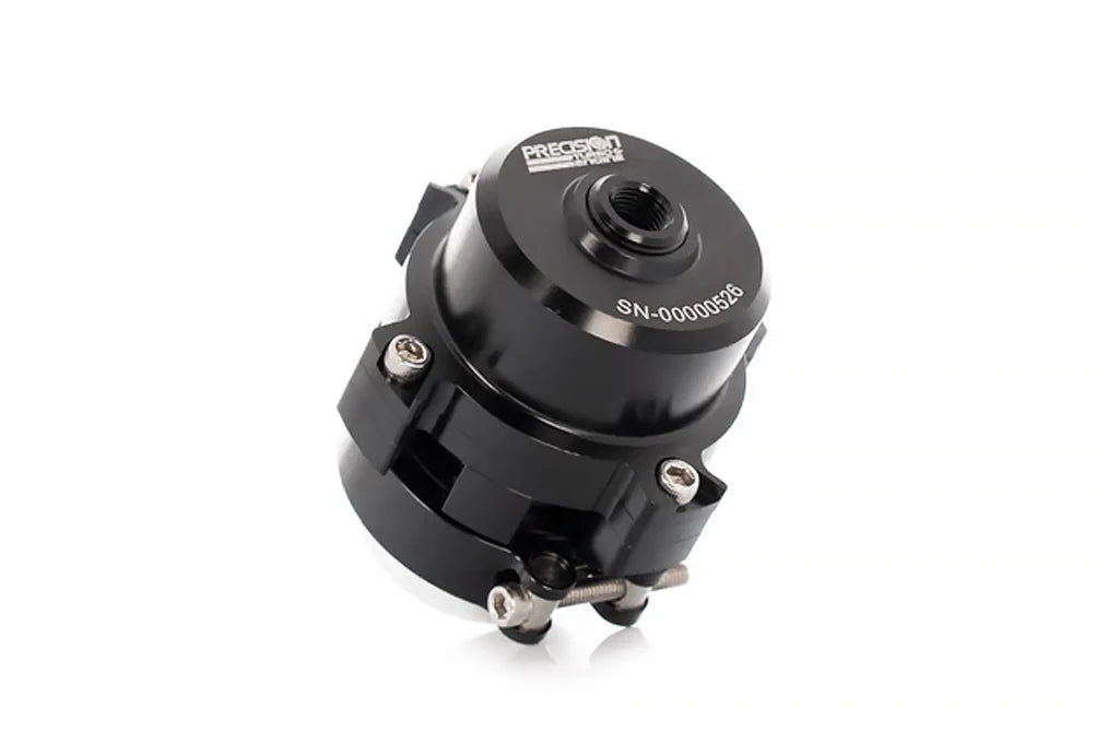 PRECISION TURBO / PTE 33 MM BOV / BLOW OFF VALVE / V-BAND FLANGE / BLACK COLOR (PBO083-2000)  *** UNIVERSAL APPLICATIONS