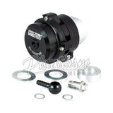 PRECISION TURBO / PTE 50 MM BOV / BLOW OFF VALVE / V-BAND FLANGE / BLACK COLOR (PBO083-2005)  *** UNIVERSAL APPLICATIONS
