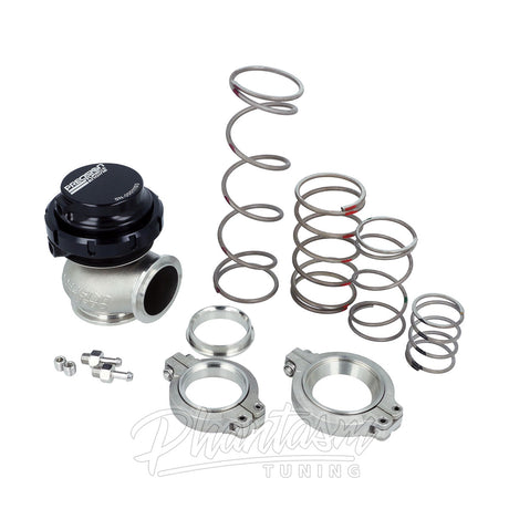 PRECISION TURBO / PTE PW46 GEN 2 / EXTERNAL WASTEGATE / 46 MM WG / V-BAND FLANGE / BLACK COLOR (PBO085-2001)