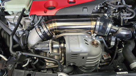 PRL MOTORSPORTS / TITANIUM TURBOCHARGER INLET PIPE KIT (PRL-FL5-INT-TIP-HVI) *** ACURA INTEGRA TYPE-S / DE5 (2024-2026), HONDA CIVIC TYPE-R / FL5 (2023-2026) 2.0L TURBO