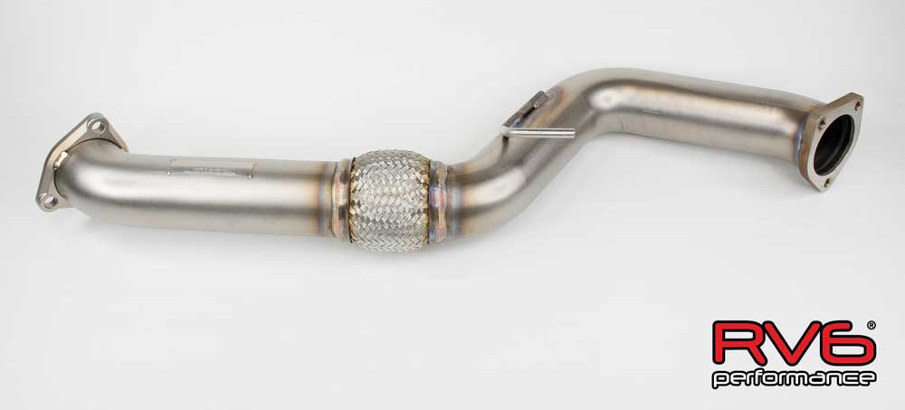 RV6 PERFORMANCE / EXHAUST SYSTEM / FRONT-PIPE SECTION (FP-ARD20-18) *** HONDA ACCORD (2018-2022) 2.0L TURBO