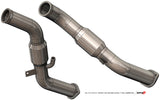 AMS PERFORMANCE / EXHAUST FULL-LENGTH DOWN-PIPE / STREET SPEC / WITH GESI CATS (ALP.28.05.0002-2) *** INFINITI Q50 (2016-2024), INFINITI Q60 (2017-2022), NISSAN Z (2023-2026) 3.0L TWIN TURBO