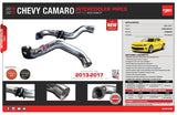 INJEN / SES INTERCOOLER PIPING KIT / POLISHED CHROME FINISH (SES7300ICP) *** CHEVROLET CAMARO (2016-2023) 2.0L TURBO