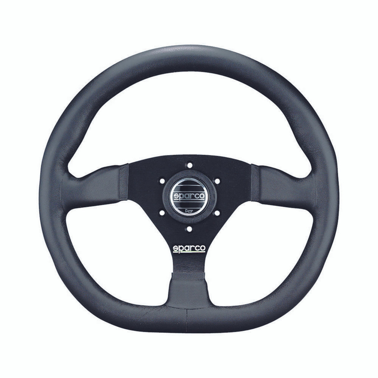 SPARCO / L360 STREET / 330 MM STEERING WHEEL / BLACK LEATHER (015TRGL1TUV)