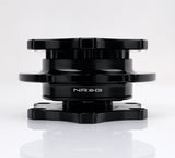 NRG / R200 SFI KEY WAY TYPE / STEERING WHEEL QUICK RELEASE HUB (SRK-R200BK-BK) *** BLACK BODY / BLACK GRIP