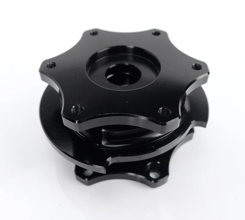 NRG / R200 SFI KEY WAY TYPE / STEERING WHEEL QUICK RELEASE HUB (SRK-R200BK-BK) *** BLACK BODY / BLACK GRIP