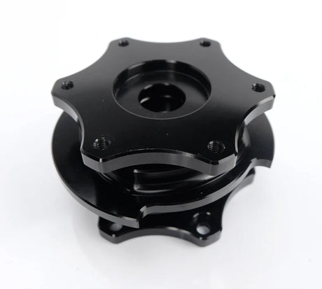 NRG / R200 SFI KEY WAY TYPE / STEERING WHEEL QUICK RELEASE HUB (SRK-R200BK-BK) *** BLACK BODY / BLACK GRIP
