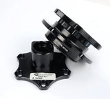 NRG / R200 SFI KEY WAY TYPE / STEERING WHEEL QUICK RELEASE HUB (SRK-R200BK-BK) *** BLACK BODY / BLACK GRIP