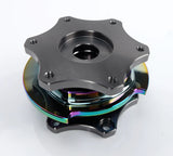 NRG / R200 SFI KEY WAY TYPE / STEERING WHEEL QUICK RELEASE HUB (SRK-R200GM-MC) *** GUN METAL BODY / NEO-CHROME GRIP