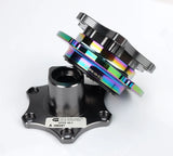 NRG / R200 SFI KEY WAY TYPE / STEERING WHEEL QUICK RELEASE HUB (SRK-R200GM-MC) *** GUN METAL BODY / NEO-CHROME GRIP