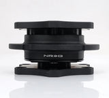 NRG / R200 SFI KEY WAY TYPE / STEERING WHEEL QUICK RELEASE HUB (SRK-R200MB-MB) *** MATTE BLACK BODY / MATTE BLACK GRIP