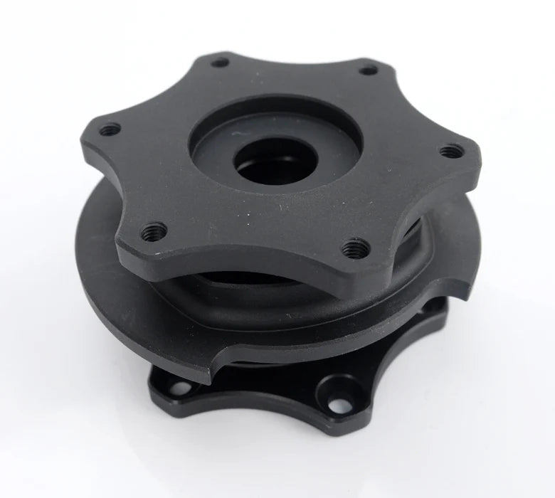NRG / R200 SFI KEY WAY TYPE / STEERING WHEEL QUICK RELEASE HUB (SRK-R200MB-MB) *** MATTE BLACK BODY / MATTE BLACK GRIP