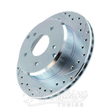 POWERSTOP / EVOLUTION SERIES / REAR DRILLED AND SLOTTED BRAKE ROTOR / SOLD AS PAIRS (JBR1792XPR) *** KIA STINGER GT (2018-2023) 3.3L TURBO