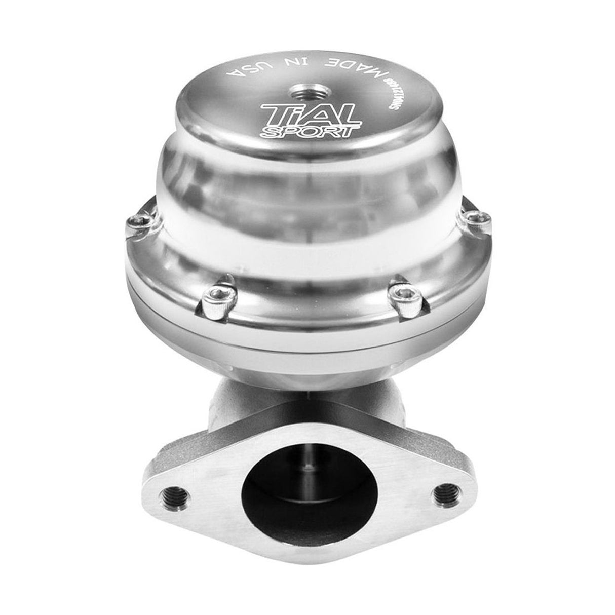 TIAL / EXTERNAL WASTEGATE / F38 / 38 MM WG / 2-BOLT FLANGE / SILVER COLOR (002888) *** 0.5 BAR / 7.25 PSI SPRING