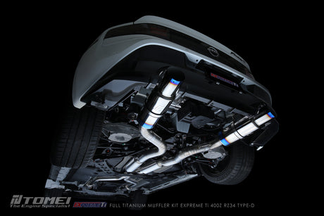 TOMEI / EXPREME TI TYPE-D / DUAL FULL TITANIUM CAT-BACK EXHAUST SYSTEM (TB6090-NS21D) *** NISSAN Z (2023-2026) RZ34 / 3.0L TWIN TURBO