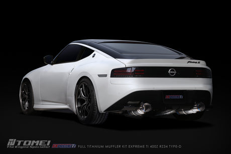 TOMEI / EXPREME TI TYPE-D / DUAL FULL TITANIUM CAT-BACK EXHAUST SYSTEM (TB6090-NS21D) *** NISSAN Z (2023-2026) RZ34 / 3.0L TWIN TURBO