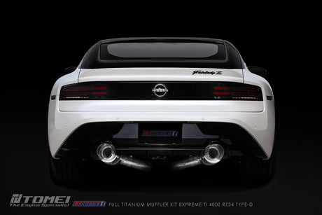 TOMEI / EXPREME TI TYPE-D / DUAL FULL TITANIUM CAT-BACK EXHAUST SYSTEM (TB6090-NS21D) *** NISSAN Z (2023-2026) RZ34 / 3.0L TWIN TURBO