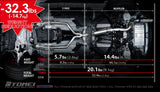 TOMEI / EXPREME TI TYPE-R / SINGLE FULL TITANIUM CAT-BACK EXHAUST SYSTEM (TB6090-NS21C) *** NISSAN Z (2023-2026) RZ34 / 3.0L TWIN TURBO