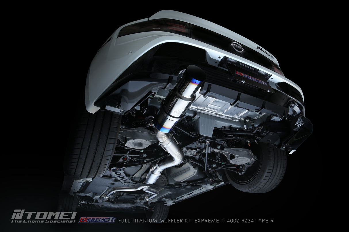 TOMEI / EXPREME TI TYPE-R / SINGLE FULL TITANIUM CAT-BACK EXHAUST SYSTEM (TB6090-NS21C) *** NISSAN Z (2023-2026) RZ34 / 3.0L TWIN TURBO