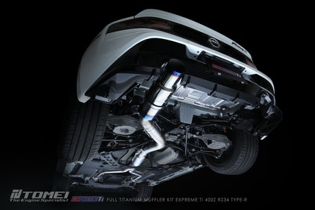 TOMEI / EXPREME TI TYPE-R / SINGLE FULL TITANIUM CAT-BACK EXHAUST SYSTEM (TB6090-NS21C) *** NISSAN Z (2023-2026) RZ34 / 3.0L TWIN TURBO