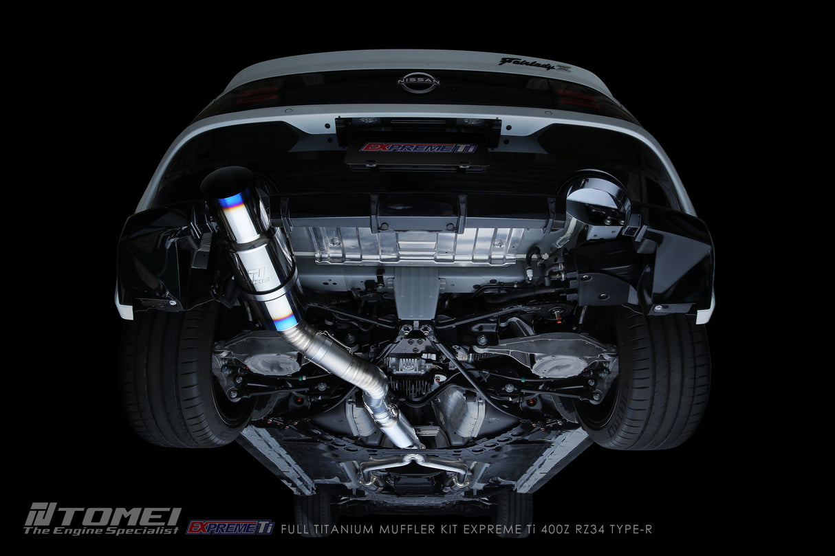 TOMEI / EXPREME TI TYPE-R / SINGLE FULL TITANIUM CAT-BACK EXHAUST SYSTEM (TB6090-NS21C) *** NISSAN Z (2023-2026) RZ34 / 3.0L TWIN TURBO
