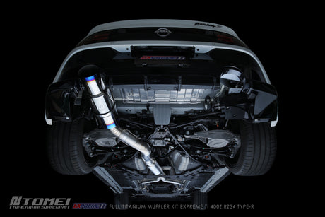 TOMEI / EXPREME TI TYPE-R / SINGLE FULL TITANIUM CAT-BACK EXHAUST SYSTEM (TB6090-NS21C) *** NISSAN Z (2023-2026) RZ34 / 3.0L TWIN TURBO