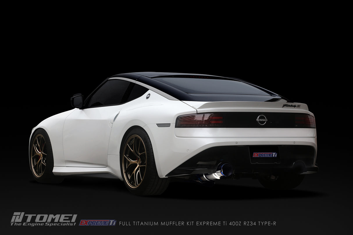 TOMEI / EXPREME TI TYPE-R / SINGLE FULL TITANIUM CAT-BACK EXHAUST SYSTEM (TB6090-NS21C) *** NISSAN Z (2023-2026) RZ34 / 3.0L TWIN TURBO