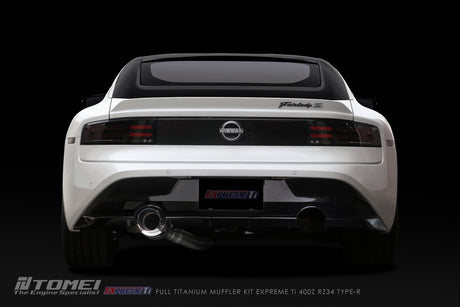 TOMEI / EXPREME TI TYPE-R / SINGLE FULL TITANIUM CAT-BACK EXHAUST SYSTEM (TB6090-NS21C) *** NISSAN Z (2023-2026) RZ34 / 3.0L TWIN TURBO