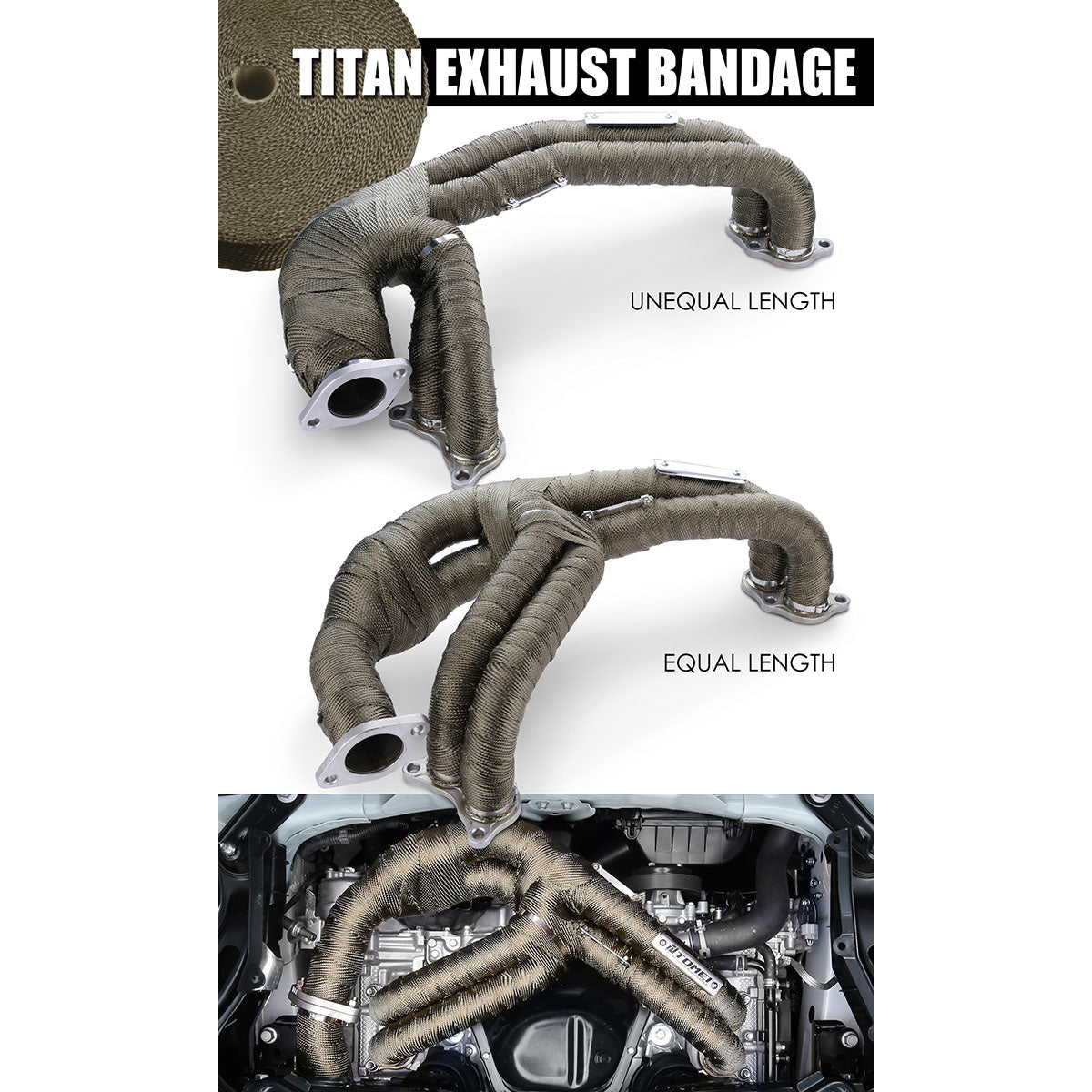 TOMEI / V2 UNEQUAL LENGTH / PERFORMANCE HEADER (TB6010-SB05A) *** SCION FRS / SUBARU BRZ / TOYOTA 86 / TOYOTA GR86 (2013-2025) FA20 / FA24 ENGINE