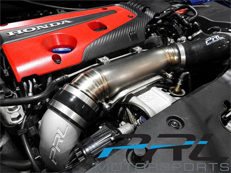 PRL MOTORSPORTS / TITANIUM TURBOCHARGER INLET PIPE KIT (PRL-FL5-INT-TIP-HVI) *** ACURA INTEGRA TYPE-S / DE5 (2024-2026), HONDA CIVIC TYPE-R / FL5 (2023-2026) 2.0L TURBO