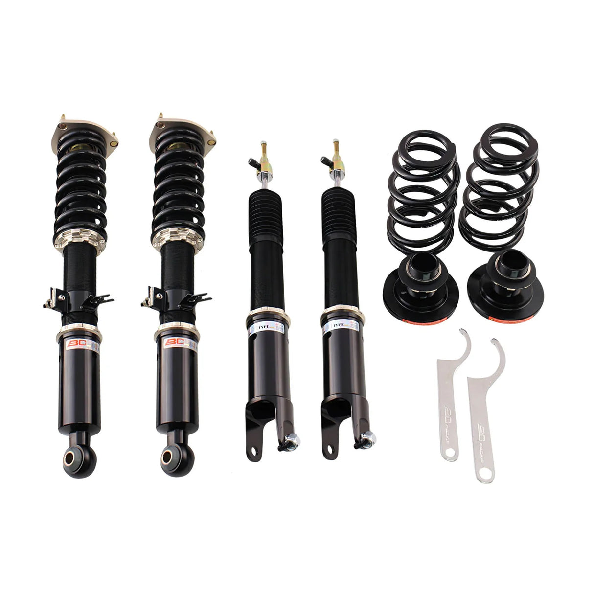 BC RACING / BR SERIES COILOVER / SUSPENSION KIT (V-02-BR) *** INFINITI G35 SEDAN RWD (2007-2008), INFINITI G37 COUPE RWD (2008-2013), INFINITI G37 SEDAN RWD (2009-2013), INFINITI Q50 RWD (2014-2015) *** BALL STYLE / FRONT LOWER MOUNT
