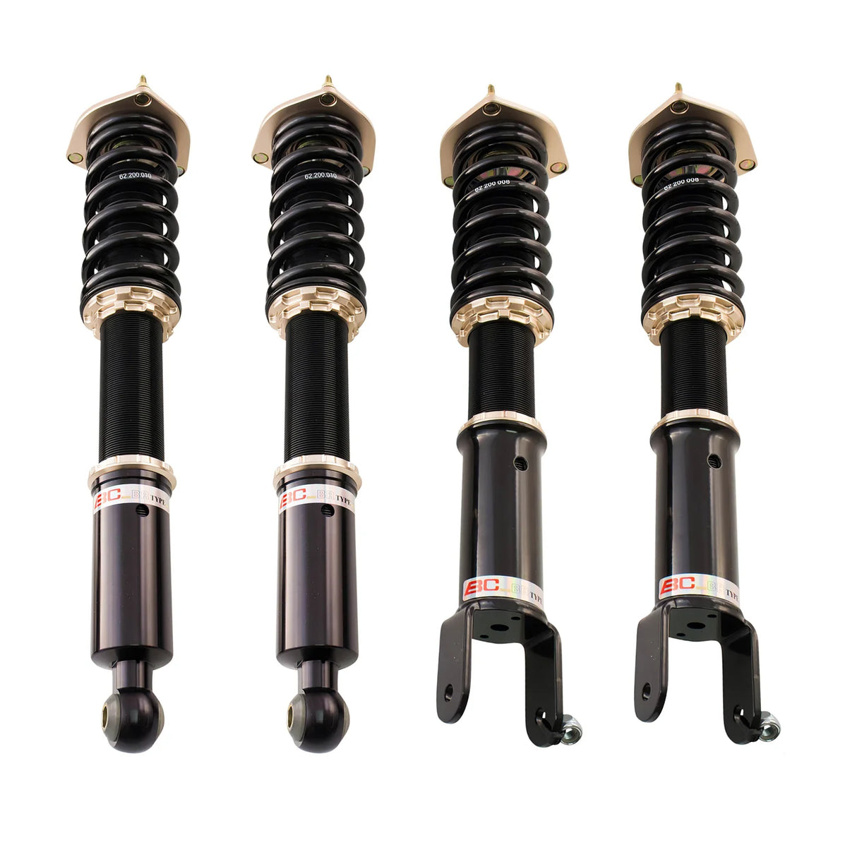 BC RACING / BR SERIES COILOVER / SUSPENSION KIT (V-18-BR) *** INFINITI Q50 SEDAN RWD (2014-2024), INFINITI Q60 COUPE RWD (2014-2015) *** BALL STYLE / FRONT LOWER MOUNT *** NOT COMPATIBLE WITH 2.0L ENGINE
