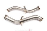 AMS PERFORMANCE / EXHAUST FULL-LENGTH DOWN-PIPE / RACE SPEC / NOT STREET LEGAL (ALP.28.05.0002-1) *** INFINITI Q50 (2016-2024), INFINITI Q60 (2017-2022), NISSAN Z (2023-2026) 3.0L TWIN TURBO