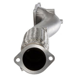 AMS PERFORMANCE / TURBO EXHAUST DOWN-PIPE WITH WIDEMOUTH OPENING (AMS.04.05.0001-1) *** MITSUBISHI LANCER EVO 10 (2008-2015) 2.0L TURBO