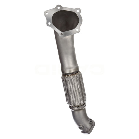 AMS PERFORMANCE / TURBO EXHAUST DOWN-PIPE WITH WIDEMOUTH OPENING (AMS.04.05.0001-1) *** MITSUBISHI LANCER EVO 10 (2008-2015) 2.0L TURBO