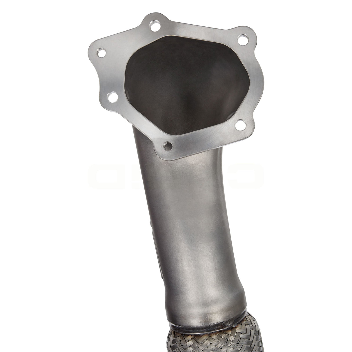 AMS PERFORMANCE / TURBO EXHAUST DOWN-PIPE WITH WIDEMOUTH OPENING (AMS.04.05.0001-1) *** MITSUBISHI LANCER EVO 10 (2008-2015) 2.0L TURBO