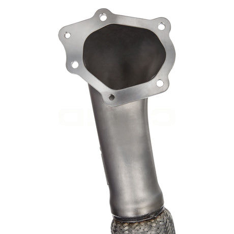 AMS PERFORMANCE / TURBO EXHAUST DOWN-PIPE WITH WIDEMOUTH OPENING (AMS.04.05.0001-1) *** MITSUBISHI LANCER EVO 10 (2008-2015) 2.0L TURBO