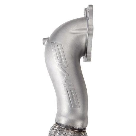 AMS PERFORMANCE / TURBO EXHAUST DOWN-PIPE WITH WIDEMOUTH OPENING (AMS.04.05.0001-1) *** MITSUBISHI LANCER EVO 10 (2008-2015) 2.0L TURBO