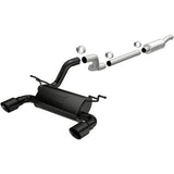 MAGNAFLOW / CAT-BACK EXHAUST SYSTEM / DUAL BLACK TIPS (19437) *** JEEP WRANGER JL (2018-2025) 2.0L TURBO